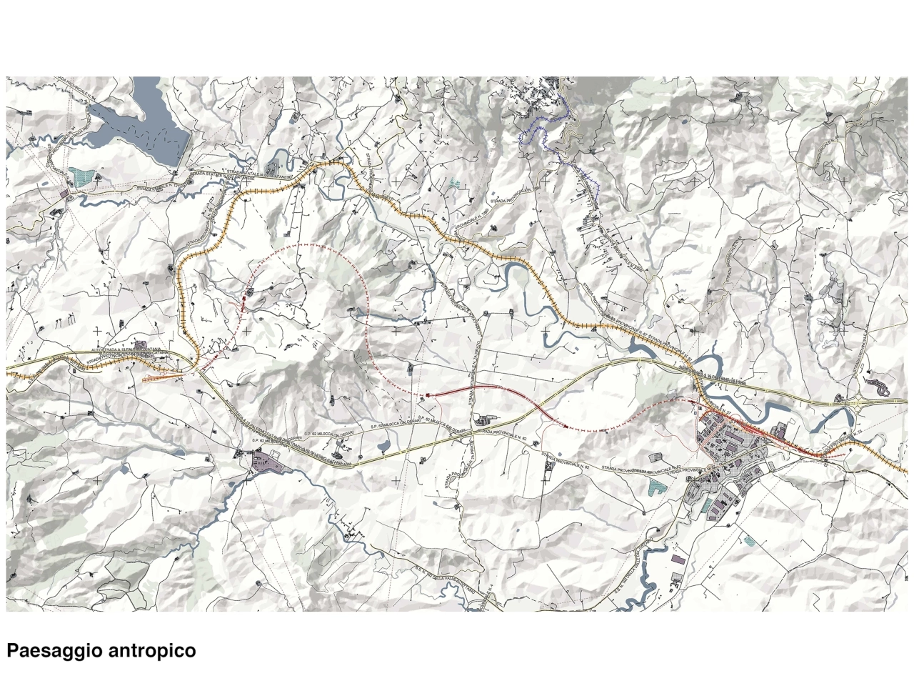 new railway connection paesaggio antripico